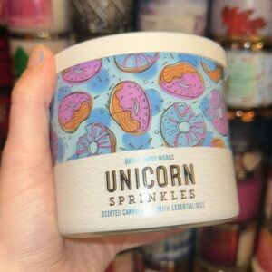 Bath and Body Works Unicorn Sprinkles 3 Wick Candle